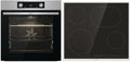 Gorenje Einbau-Ofen mit Dampfset, 77L, Umluft, AquaClean, SoftClose, AirFry, Pizzafunktion 300°C, Grill, Glaskeramik-Kochfeld