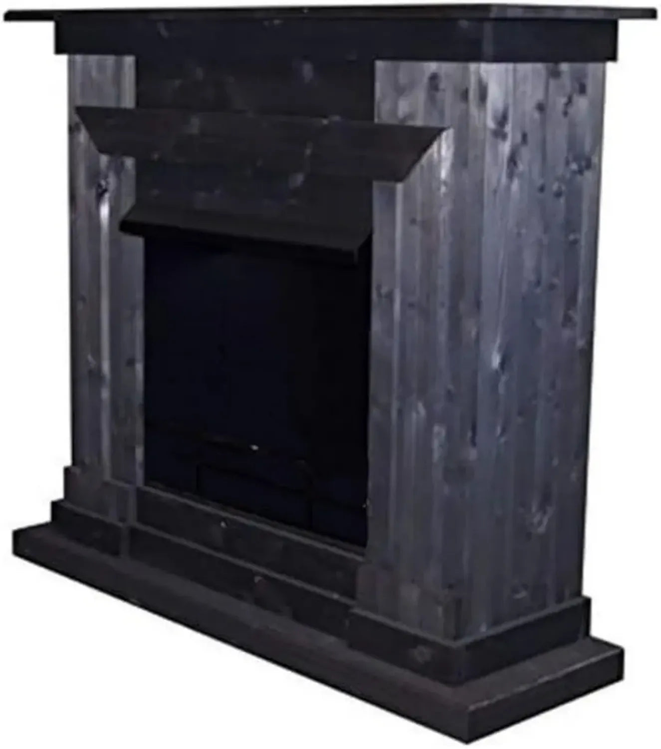 Schwarze Kaminkonsole Berlin für Kaminöfen